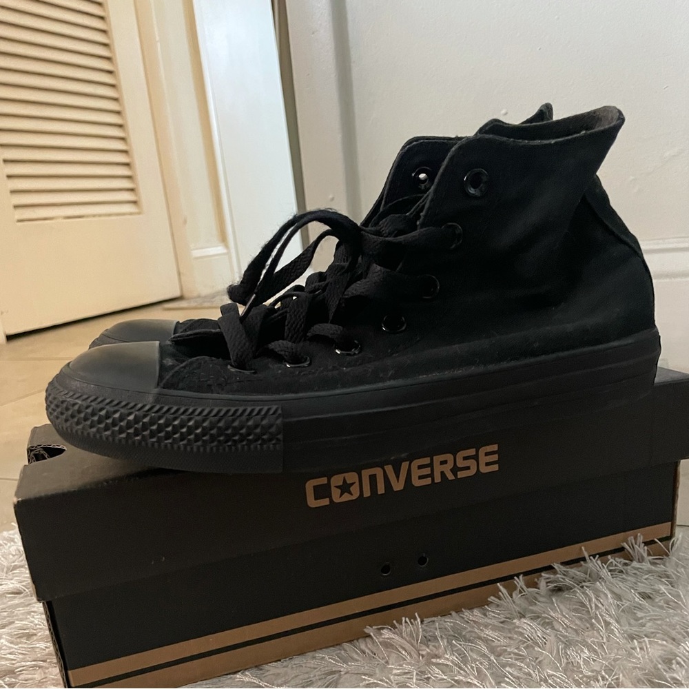 New Black Converse